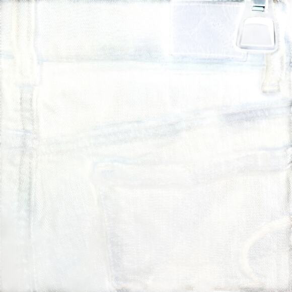 American Eagle Hi Rise Shortie Distressed Light Blue Wash Raw Hem Shorts sz 00 - Picture 14 of 16